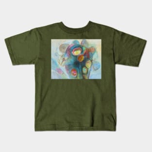 Cactus Flower Art Kids T-Shirt